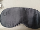 TA 真丝眼罩睡眠觉遮光透气男女士学生桑蚕丝午睡休情侣旅行灰 实拍图