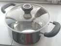 爱仕达（ASD）汤锅 304不锈钢小汤锅 蒸锅复底炖煮锅 20CM燃气电磁炉通用奶锅B1 实拍图