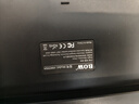 B.O.W航世HW098A 升级版带键盘膜 有线键盘78键 笔记本台式电脑USB静音超薄巧克力按键办公键盘 灰黑色 实拍图