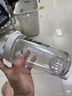 Blender Bottle蛋白粉摇摇杯运动水杯 大容量塑料杯带刻度健身便携搅拌男士女生 Tritan材质白色710ml 实拍图