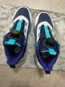 361°童鞋儿童运动鞋四季青少年实战训练耐磨旋钮扣篮球鞋 紫36 实拍图