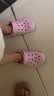 CROCS卡骆驰贝雅卡骆班儿童洞洞鞋沙滩凉鞋男童女童拖鞋/207018/207019 芭蕾粉/糖果粉-6TG 29 (175mm) 实拍图