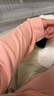 京东京造【10A抑菌】A类一等品50支纯棉睡衣女睡衣春夏情侣家居服浅粉S 实拍图