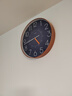 Timess 挂钟表客厅轻奢时钟简约创意石英钟进口机芯挂表薄边表挂墙35cm 实拍图