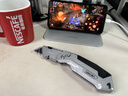 得力（deli）重型锌合金可折叠割刀电工剥皮美工刀壁纸刀开箱刀快递刀赠刀片灰 实拍图