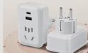 英特曼第二代欧标转换插头USB/Typec韩国转接头德标欧洲德国插座转换器法国俄罗斯泰国越南插排插座 实拍图