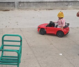 乐威普奔驰授权儿童电动车遥控四轮汽车宝宝礼物小孩玩具车可坐人摇摆车 实拍图