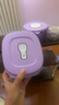 特百惠（Tupperware）微波层叠小方盒800ml加热学生上班族午餐饭盒便携便当盒丁香紫 实拍图