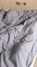 京东京造悦柔四件套 120g柔软磨毛春夏耐用 A类双人床上用品床单被套枕套 1.8米科技灰 实拍图