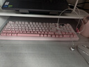 狼途（Langtu）狼途L98薄膜键盘 98键 静音键盘游戏电竞电脑办公键盘有线无线蓝牙三模Gasket结构 RGB灯效 雾桃粉 实拍图