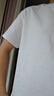 【京东直采】205g纯棉 圆领短袖t恤男 打底内搭服饰5折 白色（短袖） 3XL （155-170斤） 实拍图