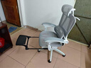 南皇人体工学办公椅电竞椅久坐打游戏办公室椅子久坐不累人工力学座椅 镂空双背白-4级杆-尼脚-带搁脚-155°任意后躺 120-155度(含) 联动扶手 实拍图