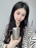 嘉特（GiNT）纯钛马克杯儿童保温杯女高颜值2026新款手冲咖啡杯办公水杯带杯盖 实拍图