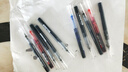 得力（deli）速干直液笔 0.5mm全针管中性笔 软胶护套商务办公学生水笔走珠笔刷题笔 7黑2红1蓝 SF358-A 实拍图