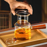 西多米泡茶壶茶水分离侧把玻璃煮茶电陶炉专用高硼硅小型烧水分茶器具 实拍图