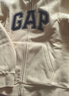 GAP男女装碳素磨毛字母logo连帽抓绒卫衣上衣609115 米色 M (170/92A)亚洲尺码 实拍图