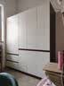 惠寻【ENF级】京东自有品牌衣柜卧室大衣柜带抽屉家用大储物收纳柜子 【四门】1.6米实木衣柜 实拍图