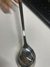 三四钢®勺子316不锈钢304勺子食品级吃饭汤勺家用调羹儿童勺子大人汤匙 316圆勺 大号*1支 实拍图