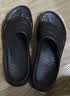 京东京造【厚底舒缓】运动拖鞋缓震防滑新款外穿EVA拖鞋男士 黑色 42-43 实拍图