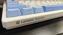 联想（Lenovo）GK10 98W无线蓝牙三模机械键盘 RGB背光 全键热插拔 笔记本电脑游戏办公通用 极光系列 天空蓝红轴 实拍图
