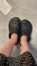 卡骆驰（CROCS）贝雅洞洞鞋男鞋女鞋轻便耐磨一脚蹬拖鞋休闲鞋百搭花园鞋|10126 黑色-001 37 /38(230mm) 实拍图