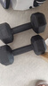 艾美仕（AiMeiShi）哑铃男士健身家用器材女练臂肌一对六角包胶亚玲环保套装组合学生 5KG 一副（左右手各2.5公斤） 实拍图