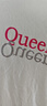 Halo Queen短袖T恤女纯色字母印花T恤夏季休闲宽松舒适上衣H143T1590 实拍图