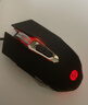 惠普（HP）M220游戏鼠标USB有线鼠标自定义宏驱动2400DPI吃鸡LOL鼠标电竞游戏鼠标 黑色 四色混光 静音版 实拍图