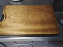 双枪乌金檀木整木菜板 百年龄砧板家用切菜案板抗菌实木菜板45*30*3 实拍图