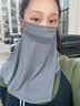 猫人冰丝防晒面罩女夏天网纱透气户外防紫外线遮脖子七夕开车骑行面罩 实拍图