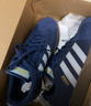 adidas「T头鞋」VL COURT 2.0复古休闲板鞋德训鞋阿迪达斯轻运动   深蓝/浅蓝/树脂黄 (推荐女生选小半码)   37 实拍图