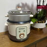 雅乐思电饭煲电饭锅家用分体蒸煮两用电饭煲家用机械老式多功能电饭煲直身式带蒸笼 3L 不粘内胆【3-5人用】加高蒸笼 实拍图