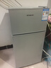 HYUNDAI（韩国现代）小冰箱迷你小型家用冷藏冷冻宿舍出租房办公室双开门二门电冰箱节能省电 80L银【行业TOP+日销过百】 实拍图