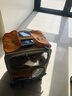 华元宠具（hoopet）猫包外出便携拉杆箱猫咪背包宠物双肩包坐车神器狗狗大容量行李箱 【带拉杆】双肩透气包（米绿） 实拍图