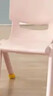 好尔塑料凳子加厚板凳可叠摞靠背椅宝宝餐椅塑料椅子家用小凳子粉26cm 实拍图