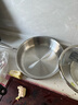 铿锵 316不锈钢平底锅家用无涂层煎锅煎蛋煎牛排烙饼锅燃气电磁炉通用 26cm无涂层煎锅【316无铆钉 实拍图