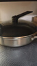 炊大皇 有钛平底锅304不锈钢煎锅全面屏不粘锅 可用铁铲 电磁炉通用28cm 实拍图