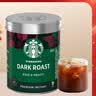星巴克（Starbucks）黑咖啡粉冷热速溶咖啡罐盒装 【罐装】深度烘焙90g40杯*2 27年10月 实拍图