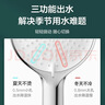 箭牌（ARROW）【焕新补贴】手持花洒头增压淋浴手持单花洒莲蓬喷头硅胶出水孔 拨片三档增压【D款银色-单件】 实拍图