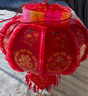 梦选（MENGXUAN）红灯笼大门挂的2026新款一对阳台七彩旋转走马灯马年春节led彩灯 七彩恭喜发财一对装丨60cm直径丨福字灯牌丨360°旋转 2026新款一对装丨遥控开关可定时丨赠遥控器+延长线 实拍图
