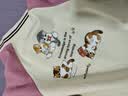 小茵曼【mofusand联名】童装女童棒球服外套中大童开衫上衣透气运动服 粉色 160 实拍图