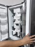 美的（Midea）325L法式四开门冰箱小户型超薄风冷无霜一级能效变频节能净味以旧换新BCD-325WFPM(E)国家补贴 实拍图