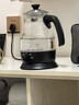 金灶（KAMJOVE）煮茶器新款喷淋式煮茶壶 玻璃烧水壶保温一体养生煮茶壶全自动泡茶炉围炉煮茶器具A-52 黑色 1L 实拍图