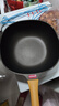 迈巴勒【抖音同款】钛极岩铸不粘炒锅煎炒多用途炒菜锅家用炒锅耐磨32cm 实拍图