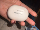 山水（SANSUI）W97 蓝牙耳机 真无线半入耳式音乐耳机 通话降噪运动跑步超长续航 适用于苹果华为小米 白 实拍图
