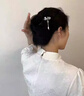 追师银发簪女古风簪子头饰古风汉服银杏叶汉服盘发生日礼物送女友 实拍图