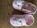 牧童儿童拖鞋夏男宝宝洞洞鞋软底女童卡通洗澡婴幼儿家居鞋萌兔粉170 实拍图