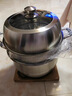 美厨（MAXCOOK）不锈钢蒸锅26cm二层蒸锅汤锅高拱盖感温单底燃气电磁炉通用MCZ972 实拍图