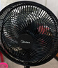 美的（Midea）【超级单品】七叶轻音立式电风扇家用柔风落地扇台式桌面小型风扇大风量节能摇头宿舍电扇 SAF30AB 实拍图
