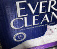 铂钻（EverClean）除臭低尘膨润土宠物用品矿砂猫砂速凝净洁紫标微香10L 实拍图